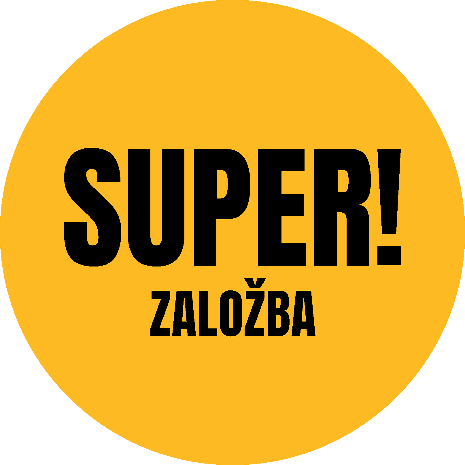 Kdo smo - ONA VE - Super zalozba logotip Super Zalozba yellow black